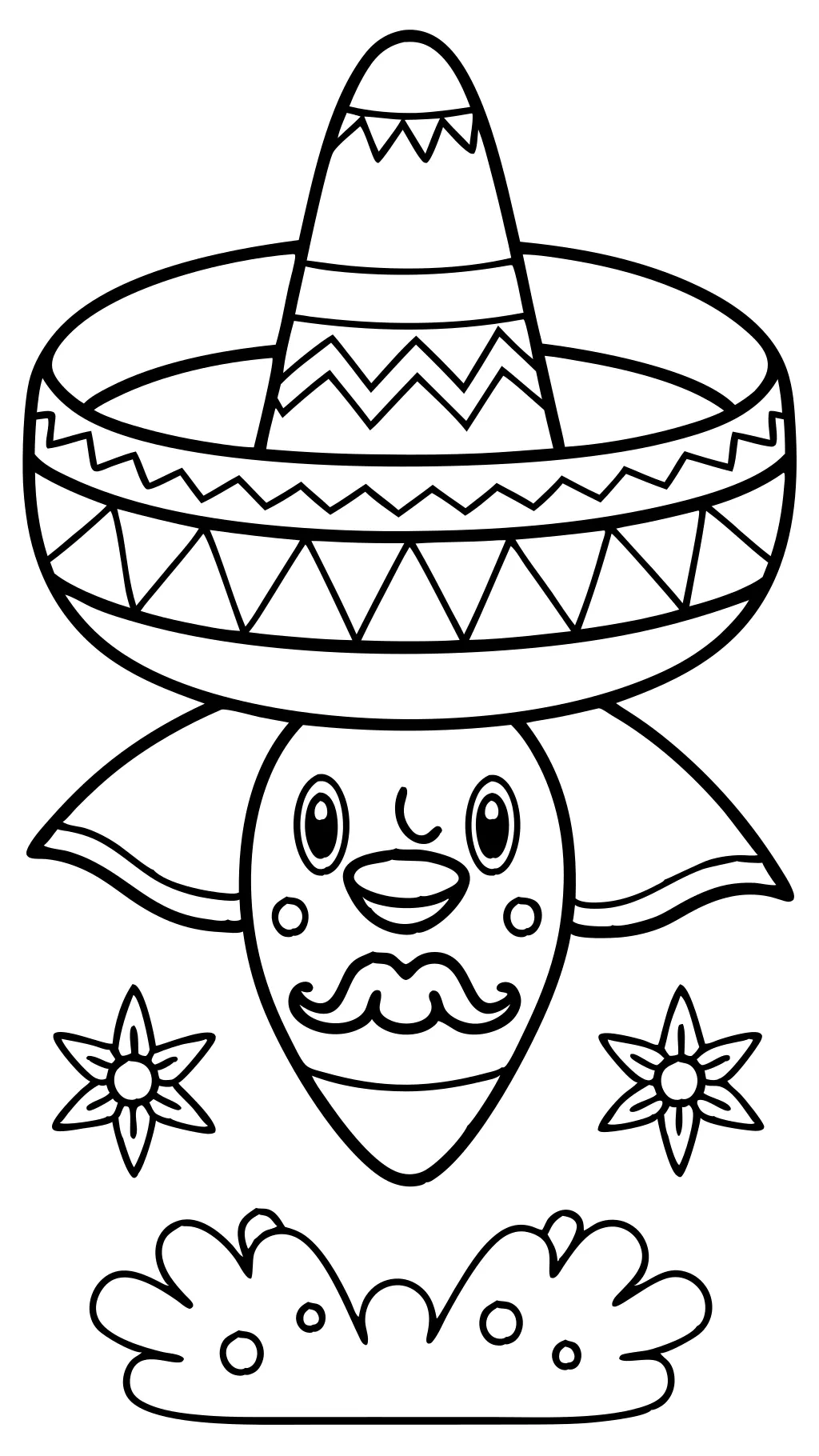 coloriage Cinco de Mayo gratuit